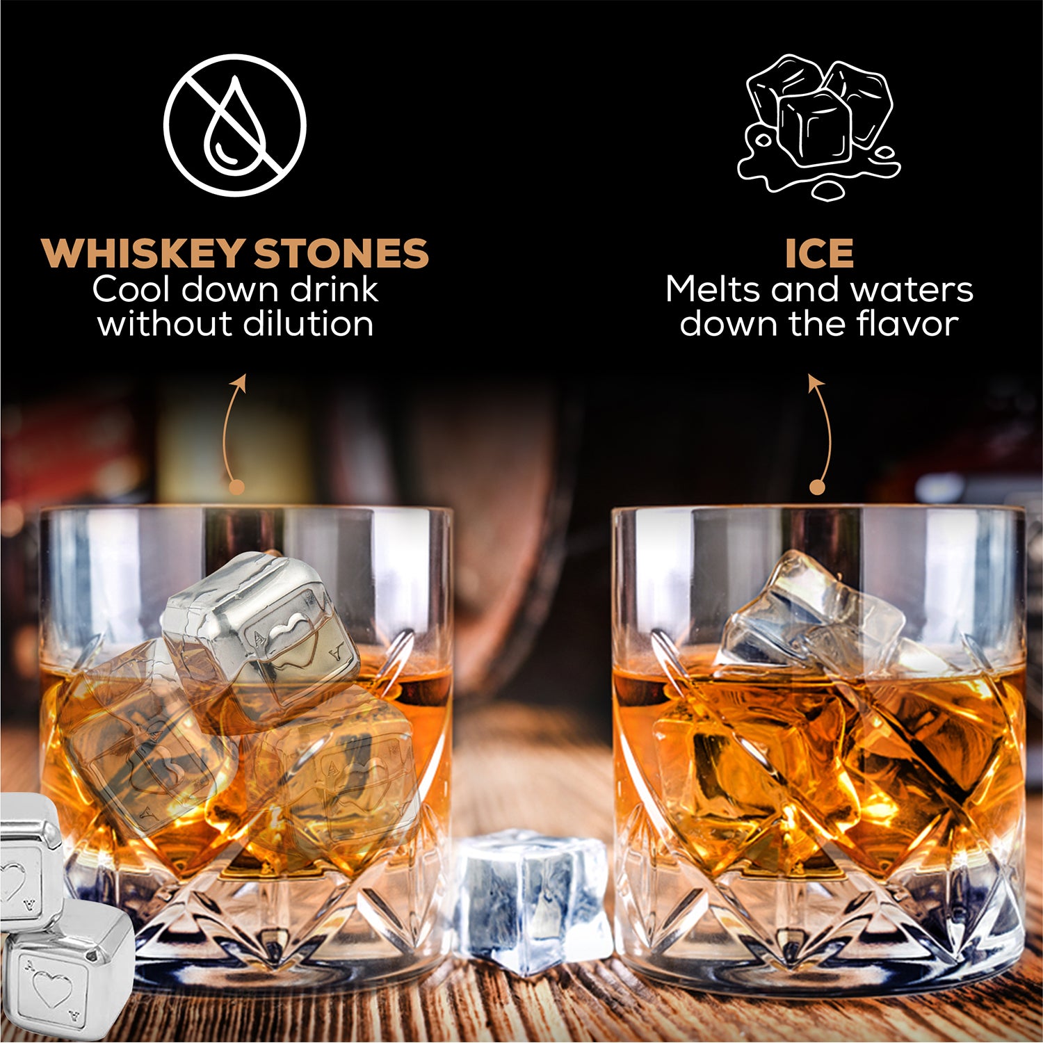 The Perfect Gift For Your Man- "To My Handsome Man" Whisky Glass Gift Set